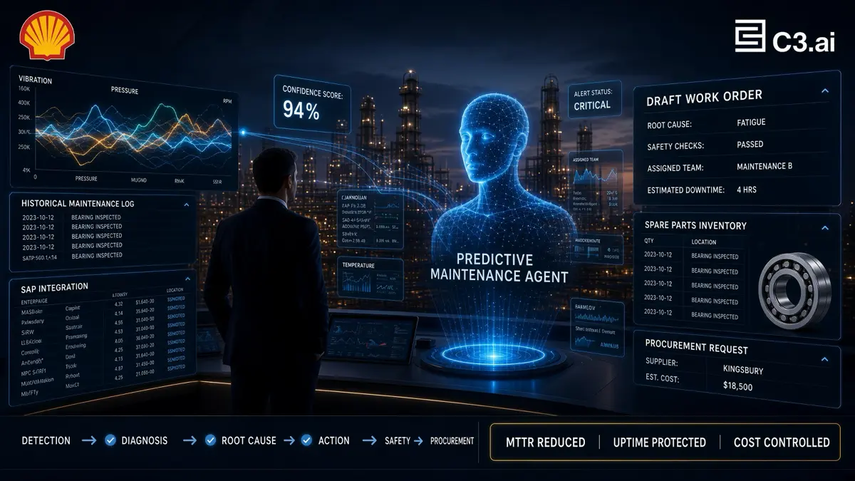 The use of agentic Ai by Shell and C3Ai | Сетка — социальная сеть от hh.ru