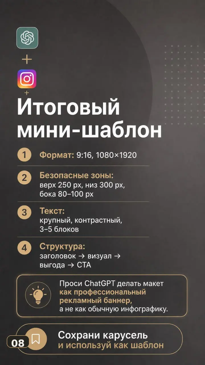 ChatGPT может сделать красивый креатив | Сетка — социальная сеть от hh.ru