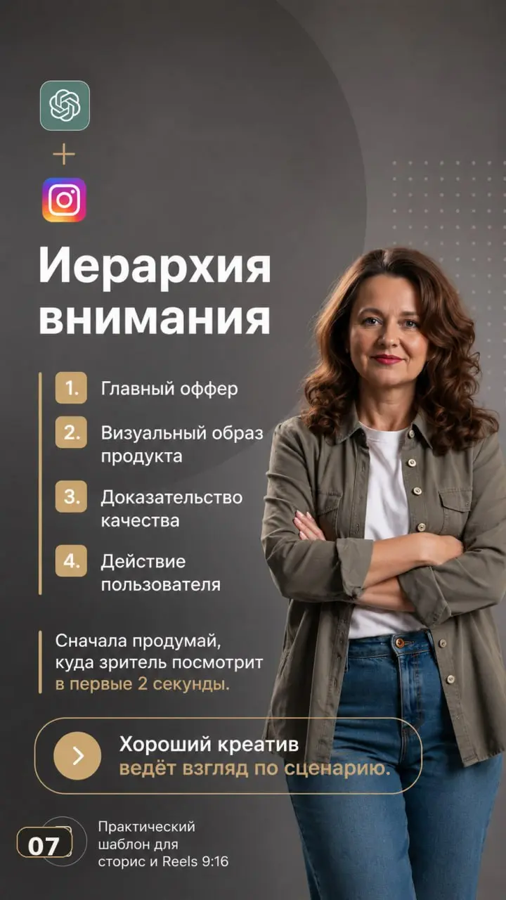 ChatGPT может сделать красивый креатив | Сетка — социальная сеть от hh.ru
