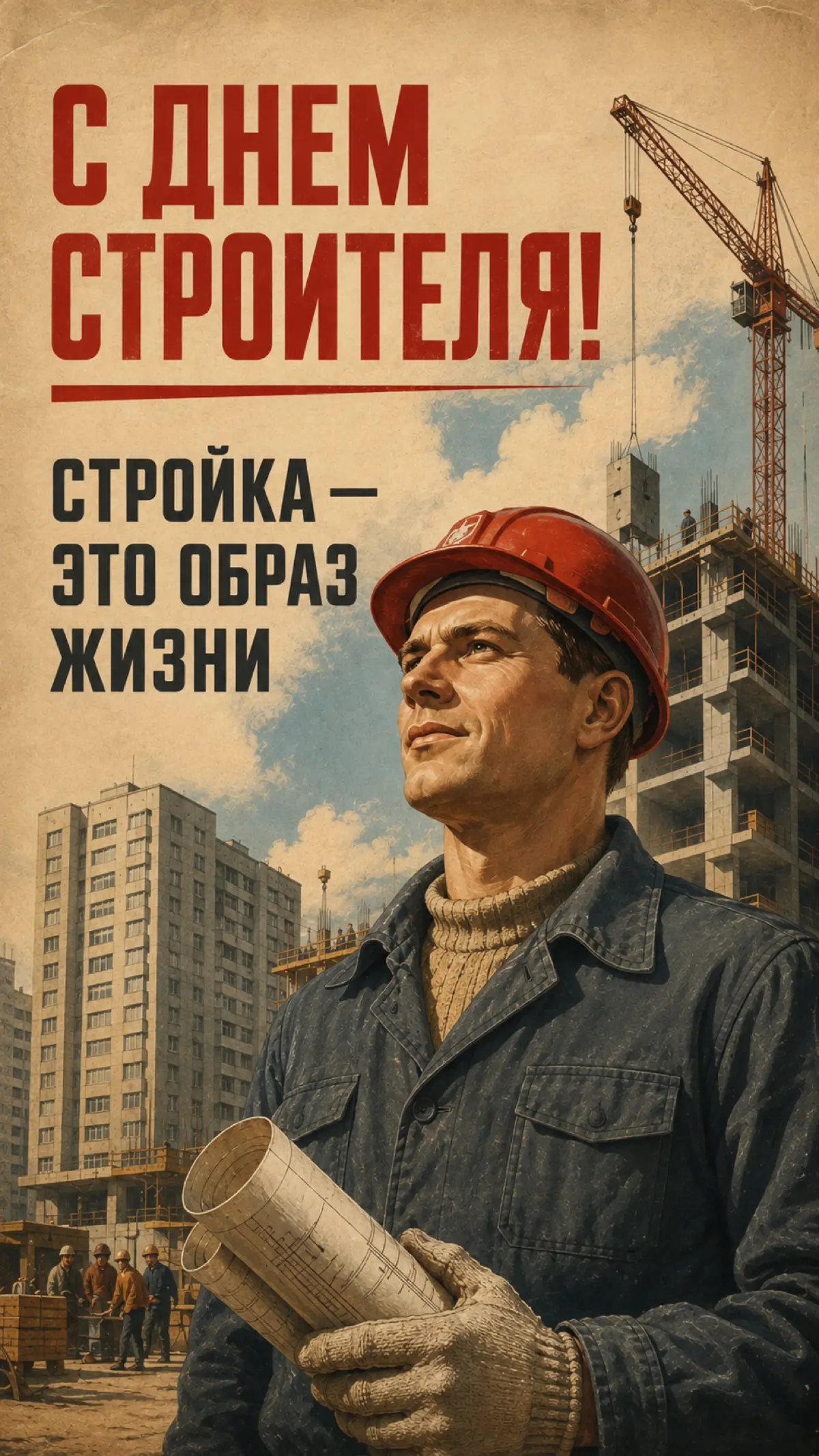 С днем строителя всех причастных! | Сетка — социальная сеть от hh.ru