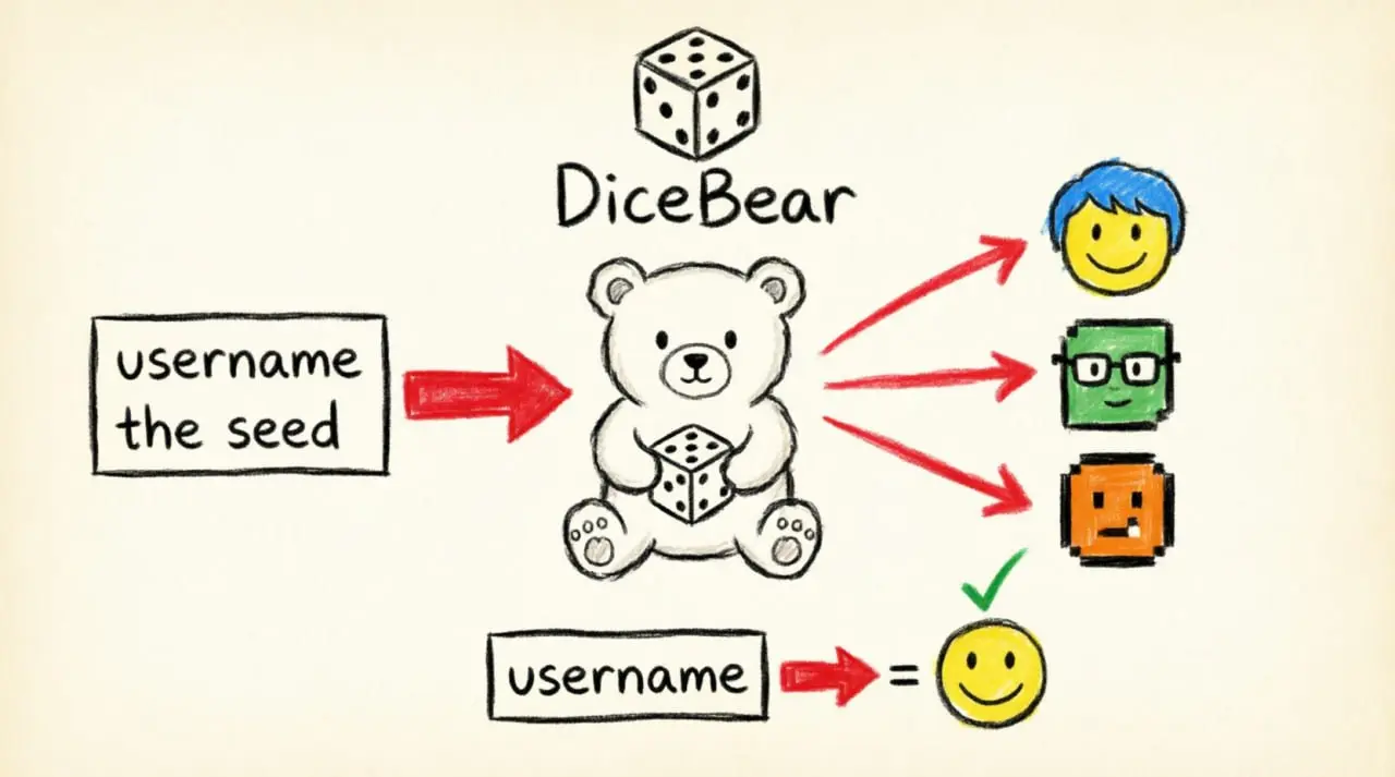https://github.com/dicebear/dicebear
DiceBear — это популярная open-source библиотека для дизайнеров и разработчиков, предназначенная для автоматической генерации аватарок | Сетка — социальная сеть от hh.ru