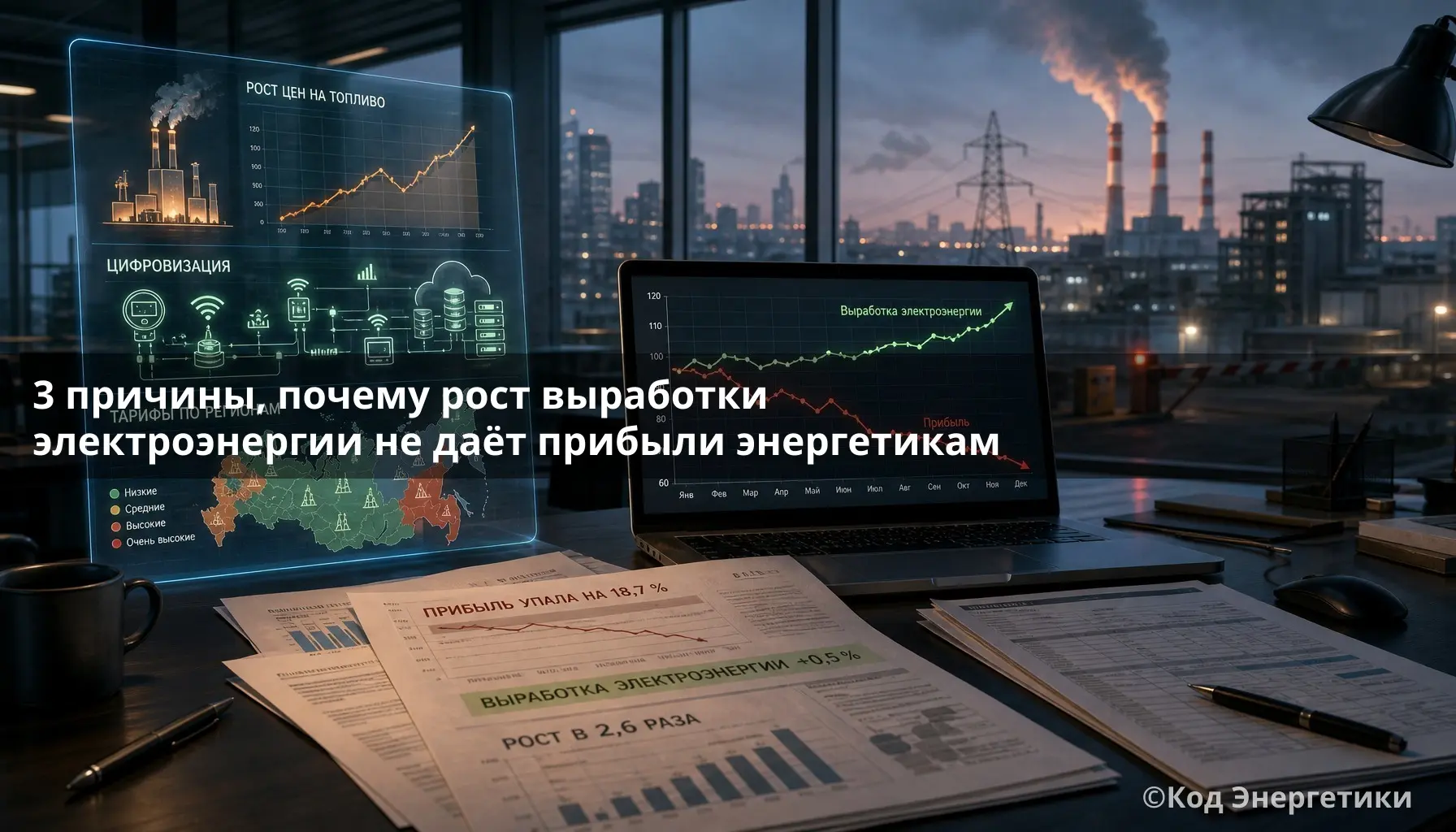 3 причины, почему рост выработки электроэнергии не даёт | Сетка — социальная сеть от hh.ru