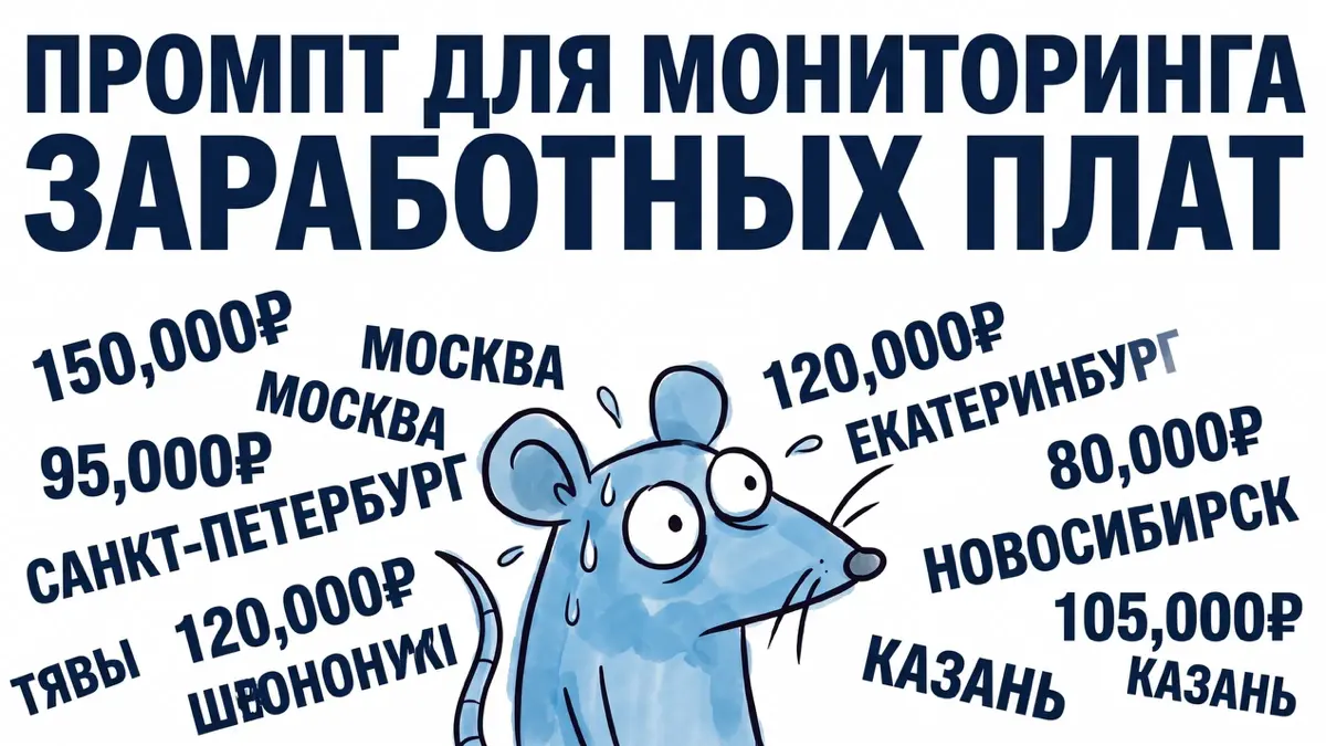 Промпт для мониторинга зарплат | Сетка — социальная сеть от hh.ru