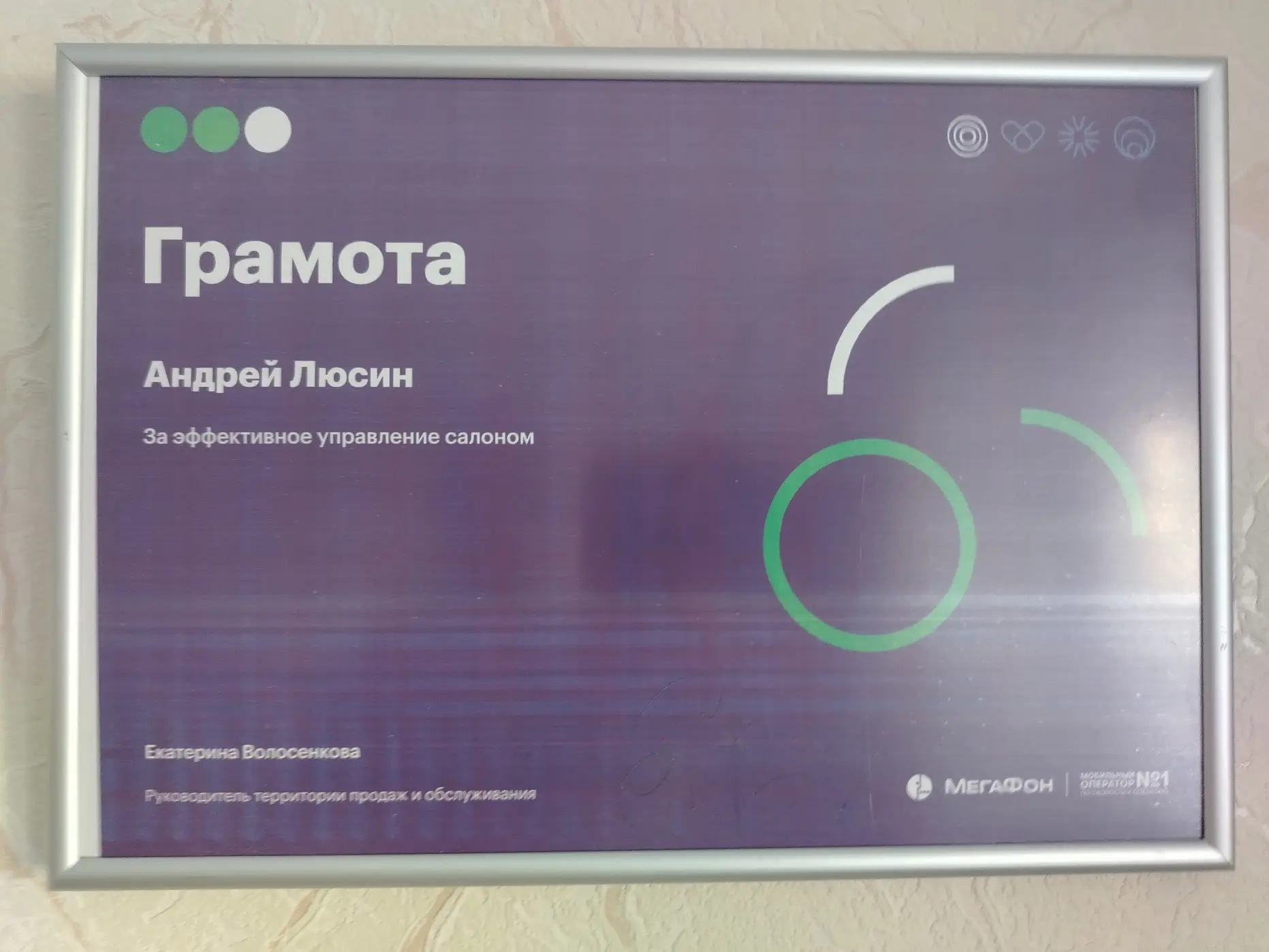 Network member avatar