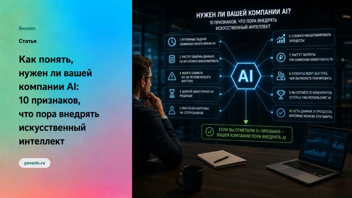 Как понять, нужен ли вашей компании AI? | Сетка — социальная сеть от hh.ru