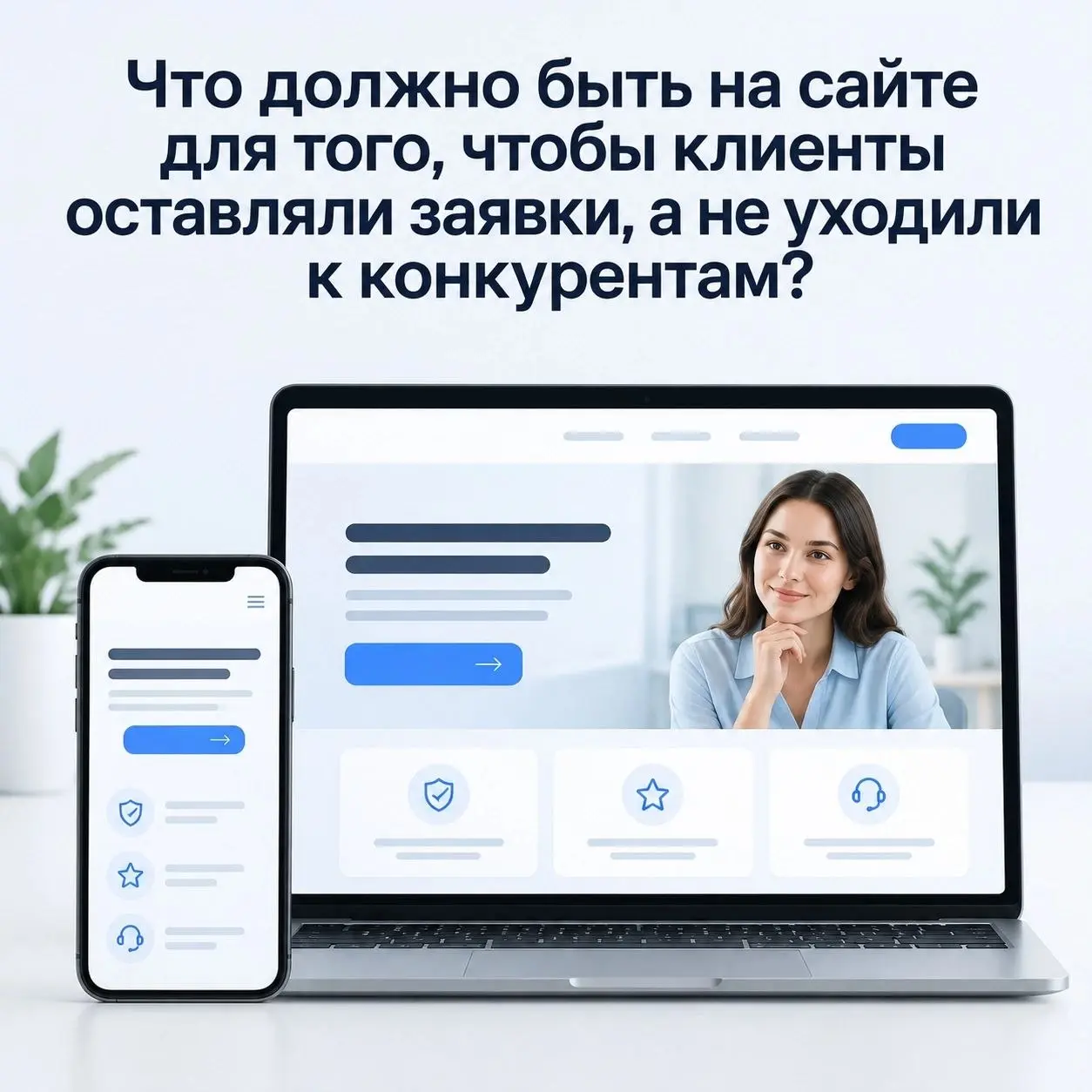 Что должно быть на сайте для того, чтобы клиенты оставляли заявки, а не уходили к конкурентам?
Большинство заявок теряется не из-за цены или некрасивого дизайна | Сетка — социальная сеть от hh.ru