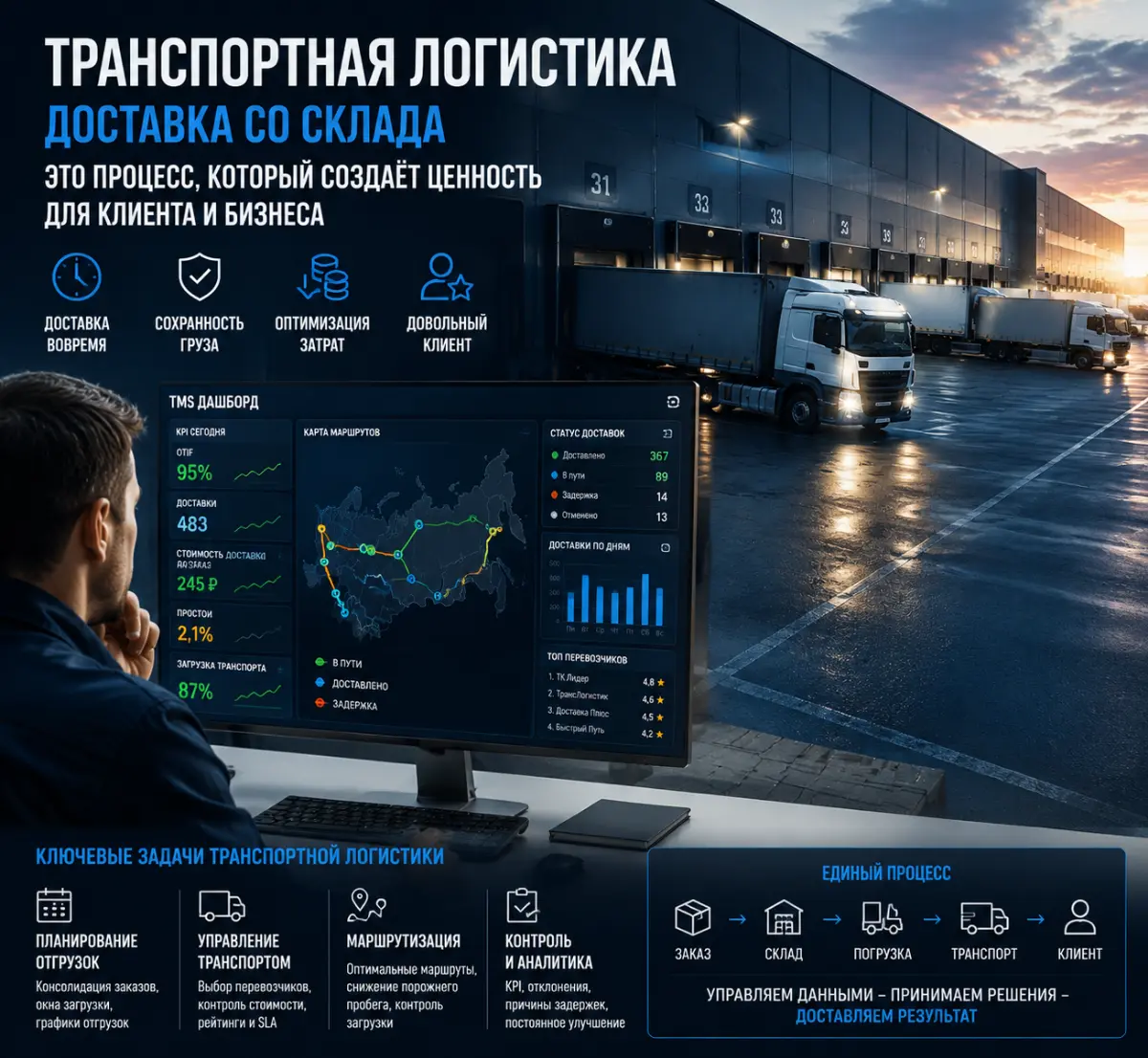 🚚 Транспортная логистика: склад не заканчивается на воротах | Сетка — социальная сеть от hh.ru