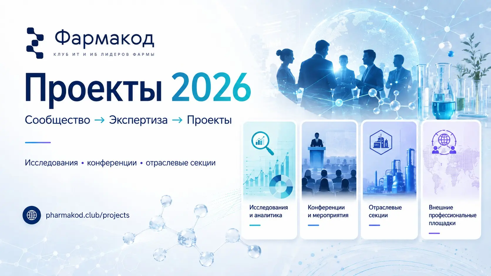 У клуба «Фармакод» появилась отдельная страница проектов | Сетка — социальная сеть от hh.ru