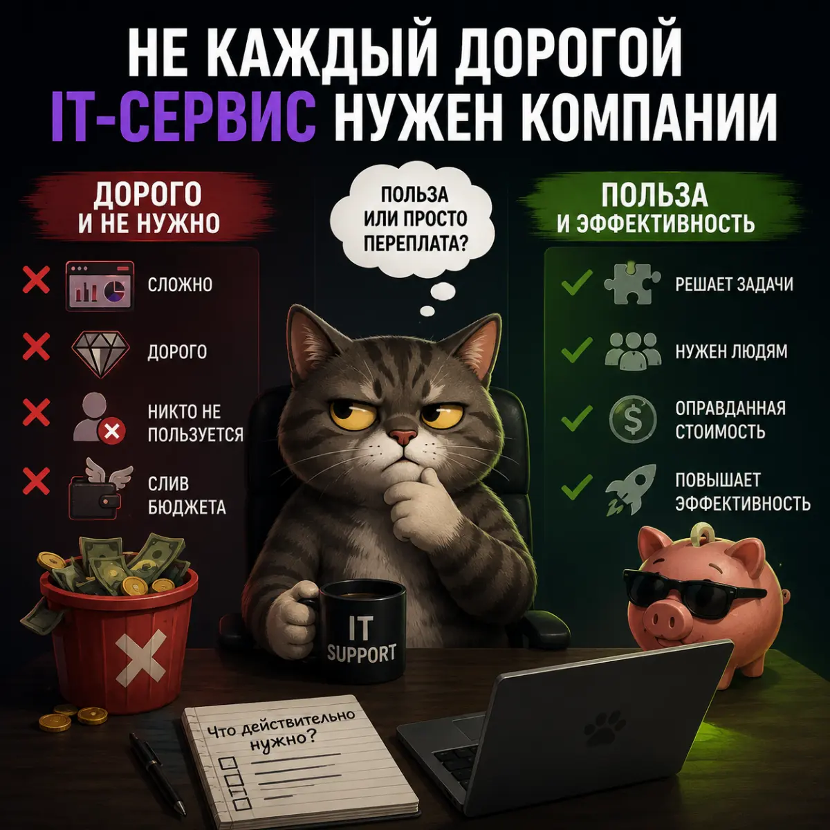💰 Не каждый дорогой IT-сервис нужен компании | Сетка — социальная сеть от hh.ru