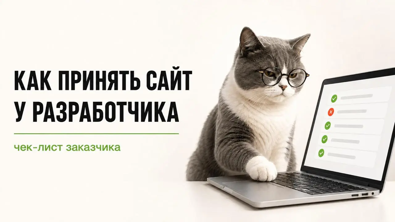 Что проверить на сайте от разработчика, прежде чем поставить подпись
Сайт готов, разработчик присылает акт на подпись...и именно здесь начинается самое сложное | Сетка — социальная сеть от hh.ru