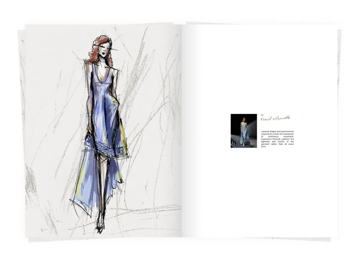 Fashion-иллюстрация для бренда USHATAVA | Сетка — социальная сеть от hh.ru
