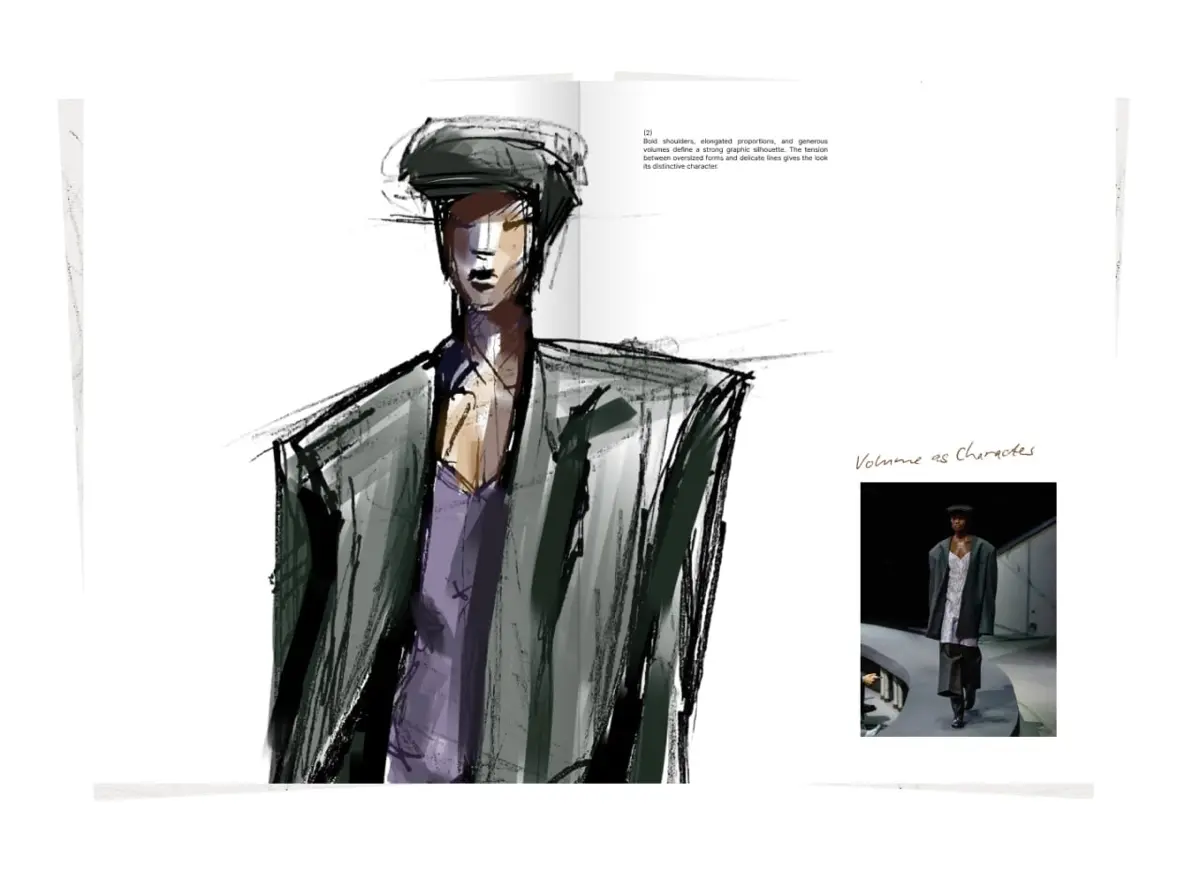 Fashion-иллюстрация для бренда USHATAVA | Сетка — социальная сеть от hh.ru