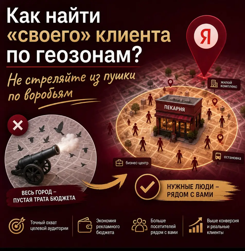 🥉 Где искать клиента? Почему геозона важнее большого охвата | Сетка — социальная сеть от hh.ru