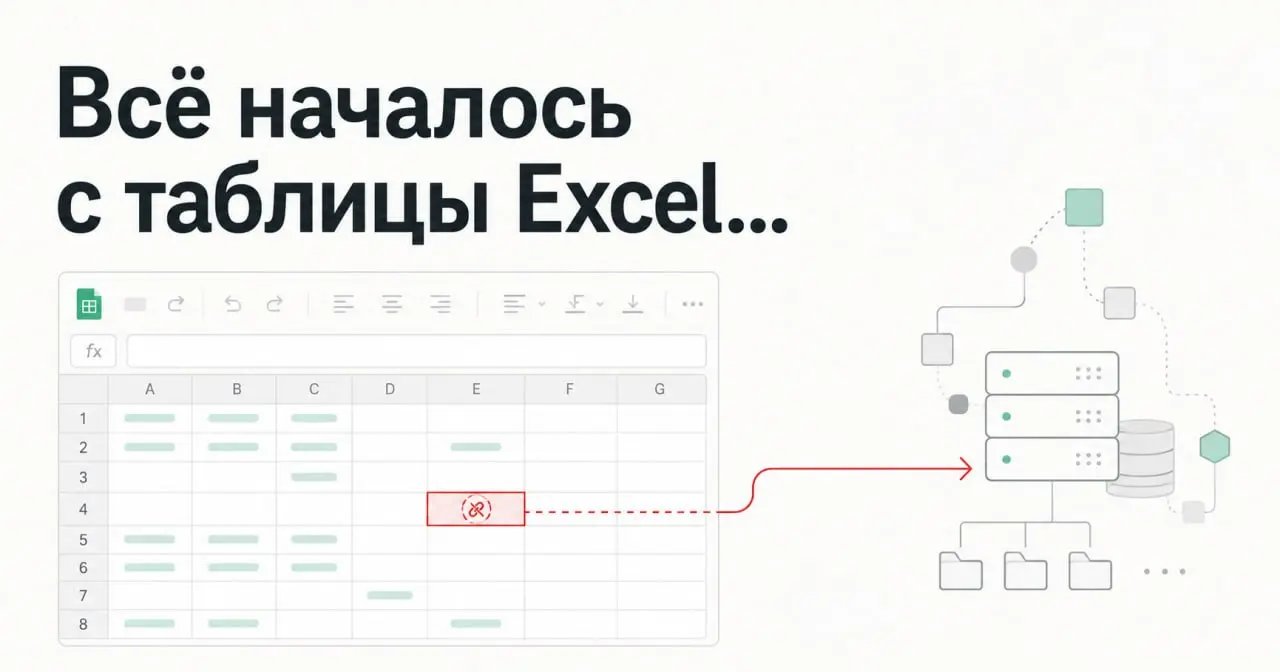 Всё началось с таблицы Excel, которую нельзя было заполнить
7 мая модель OpenAI получила задание: достроить формулы в книге Excel. Книга ссылалась на Google Drive. Интернет был отключён | Сетка — социальная сеть от hh.ru