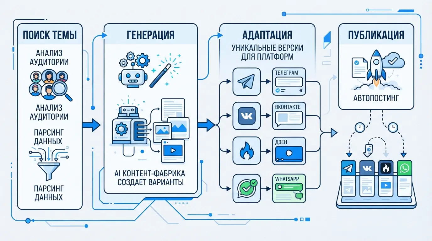 ИИ-агент для контента: как Contez превращает идею в посты дл | Сетка — социальная сеть от hh.ru