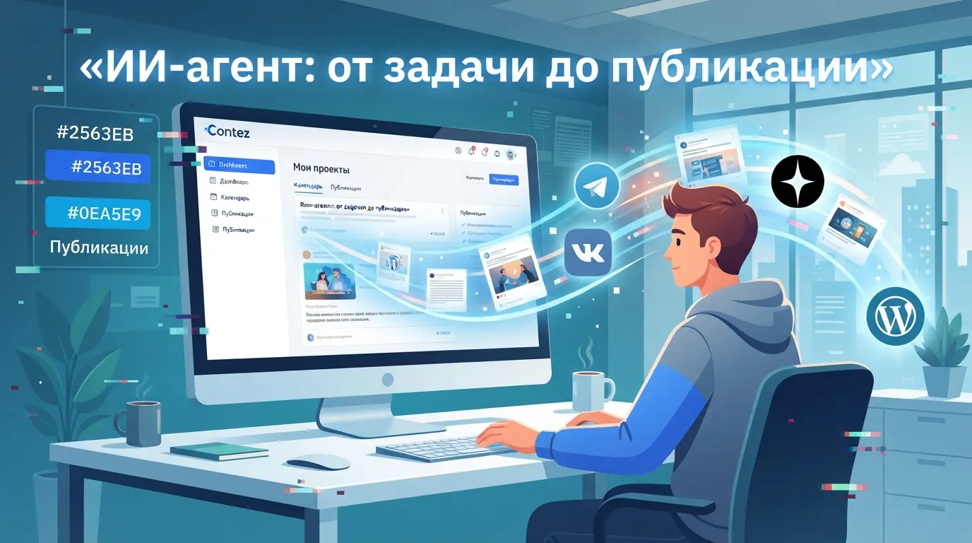 ИИ-агент Contez: как он сам находит темы, пишет посты и публ | Сетка — социальная сеть от hh.ru
