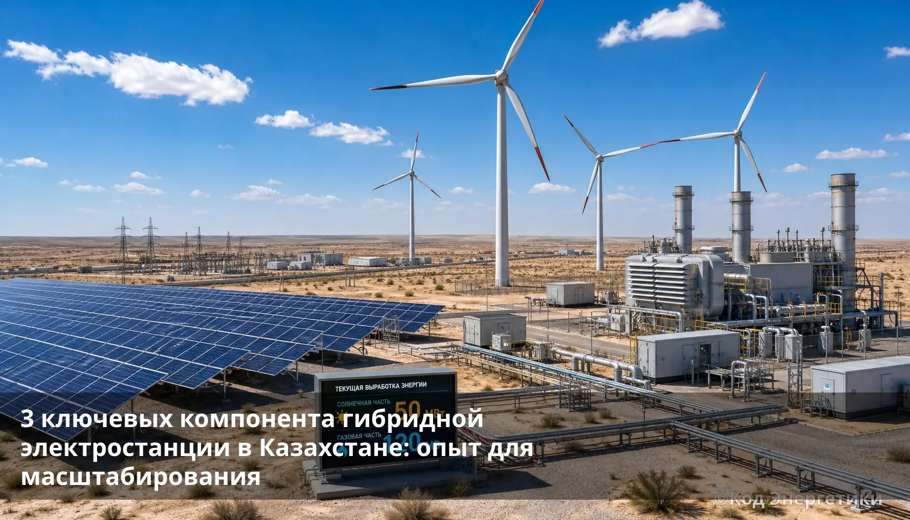 3 ключевых компонента гибридной электростанции в | Сетка — социальная сеть от hh.ru