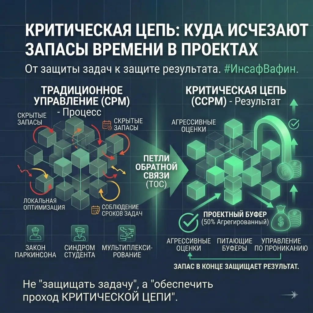 Критическая цепь: куда исчезают запасы времени в проектах | Сетка — социальная сеть от hh.ru