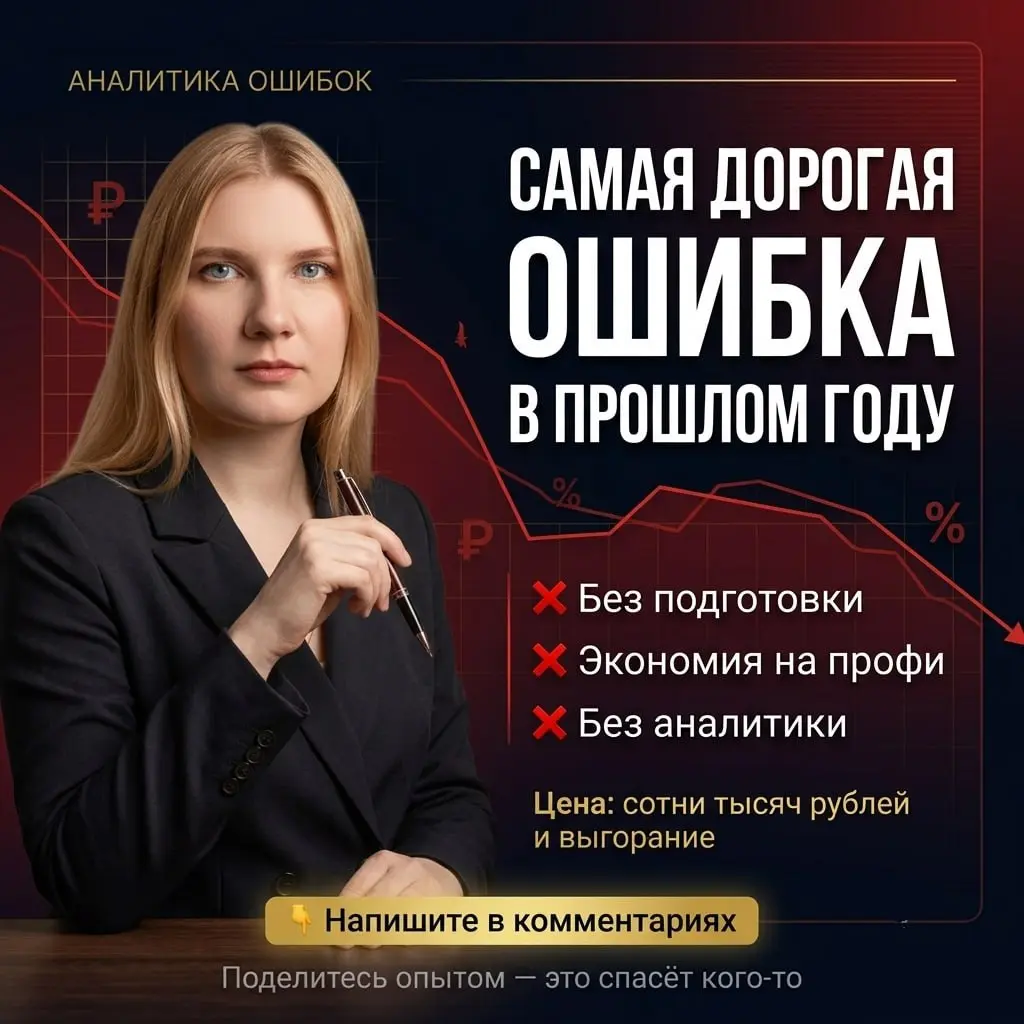Что было вашей самой дорогой ошибкой в прошлом году? 💭
Давайте честно. У каждого она есть.
Поделитесь - возможно, ваш опыт спасёт кого-то от повторения 👇
Я работаю с онлайн-школами 5+ лет | Сетка — социальная сеть от hh.ru