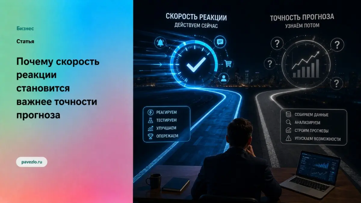 Почему скорость реакции становится важнее точности прогноза | Сетка — социальная сеть от hh.ru