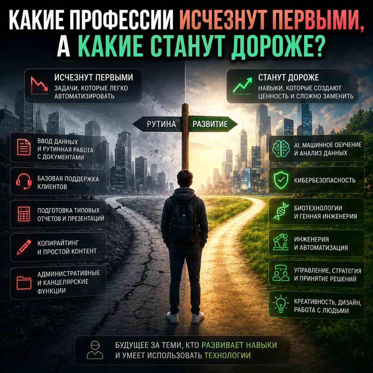 Какие профессии исчезнут первыми, а какие станут дороже? | Сетка — социальная сеть от hh.ru