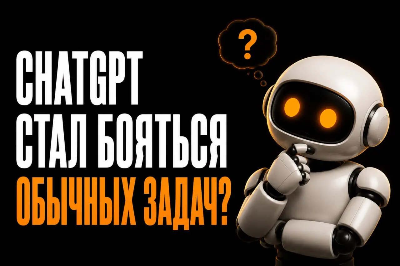 ChatGPT стал бояться обычных задач❓
Попросил ChatGPT дать конкретный совет по переговорам с клиентом, а получил: два абзаца про то, что ситуации бывают разные и один совет проконсультироваться со спец... | Сетка — социальная сеть от hh.ru