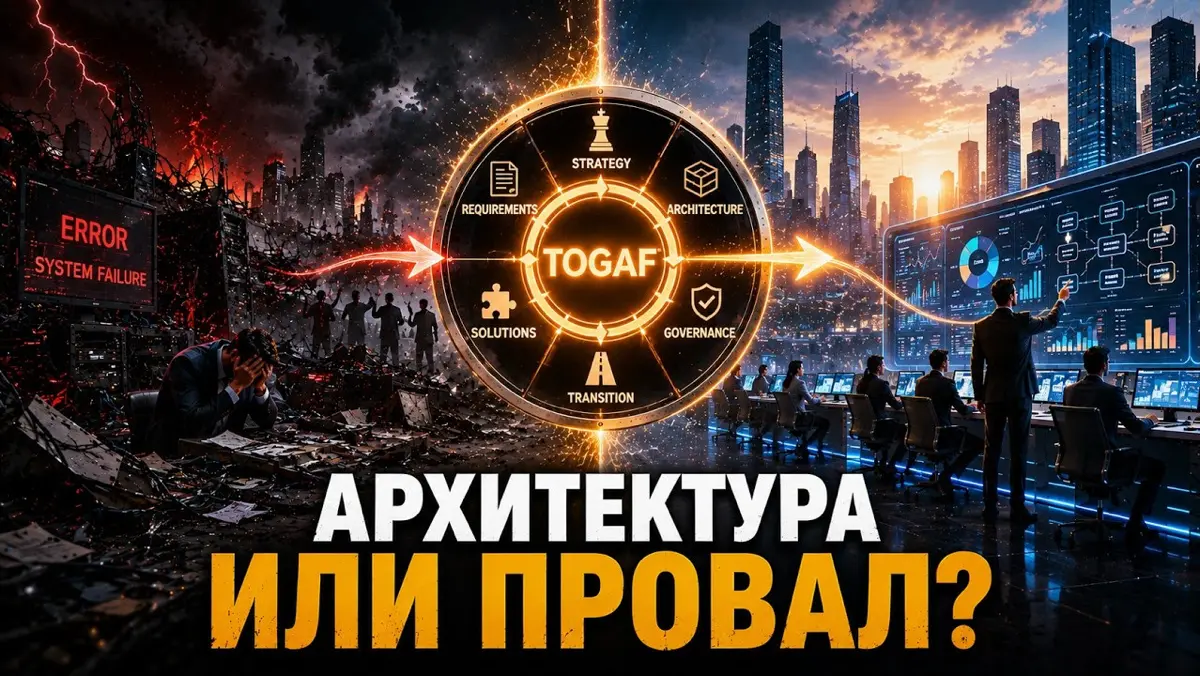Почему 7 из 10 IT-трансформаций проваливаются? Разбираем TOGAF
Большинство трансформаций терпят трудности не потому, что неверно определили конечную цель.
Проблемы возникают на пути к ней | Сетка — социальная сеть от hh.ru