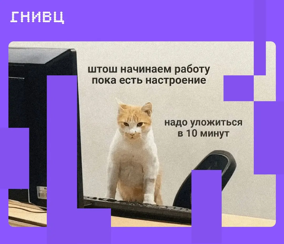 Разгружаем рабочую память🐈‍⬛
К середине недели количество задач, созвонов и мелких поручений в голове начинает превышать лимиты нашей «оперативки» | Сетка — социальная сеть от hh.ru