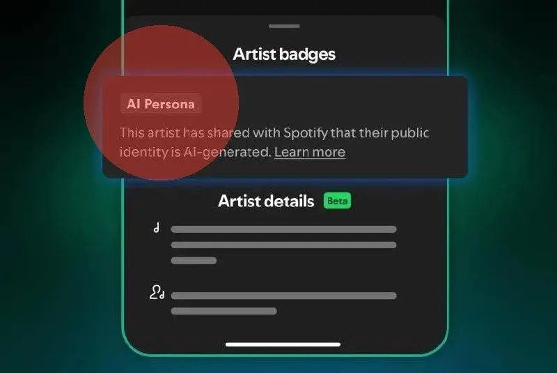 Spotify удалит всю музыку от ИИ-исполнителей из рекомендаций и подборок — и пометят профили 'AI Persona', пишет The Verge.
Сервис будет вычислять нейро-артистов с помощью нейронок и вручную | Сетка — социальная сеть от hh.ru