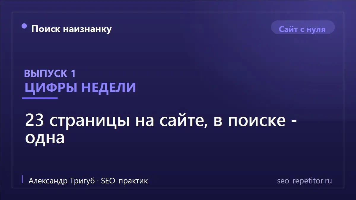 Начинаю вести дневник продвижения собственного сайта. Не «кейс года» и не история успеха - обычная работа с самого начала, с цифрами каждую неделю, включая недели, когда ничего не выросло | Сетка — социальная сеть от hh.ru