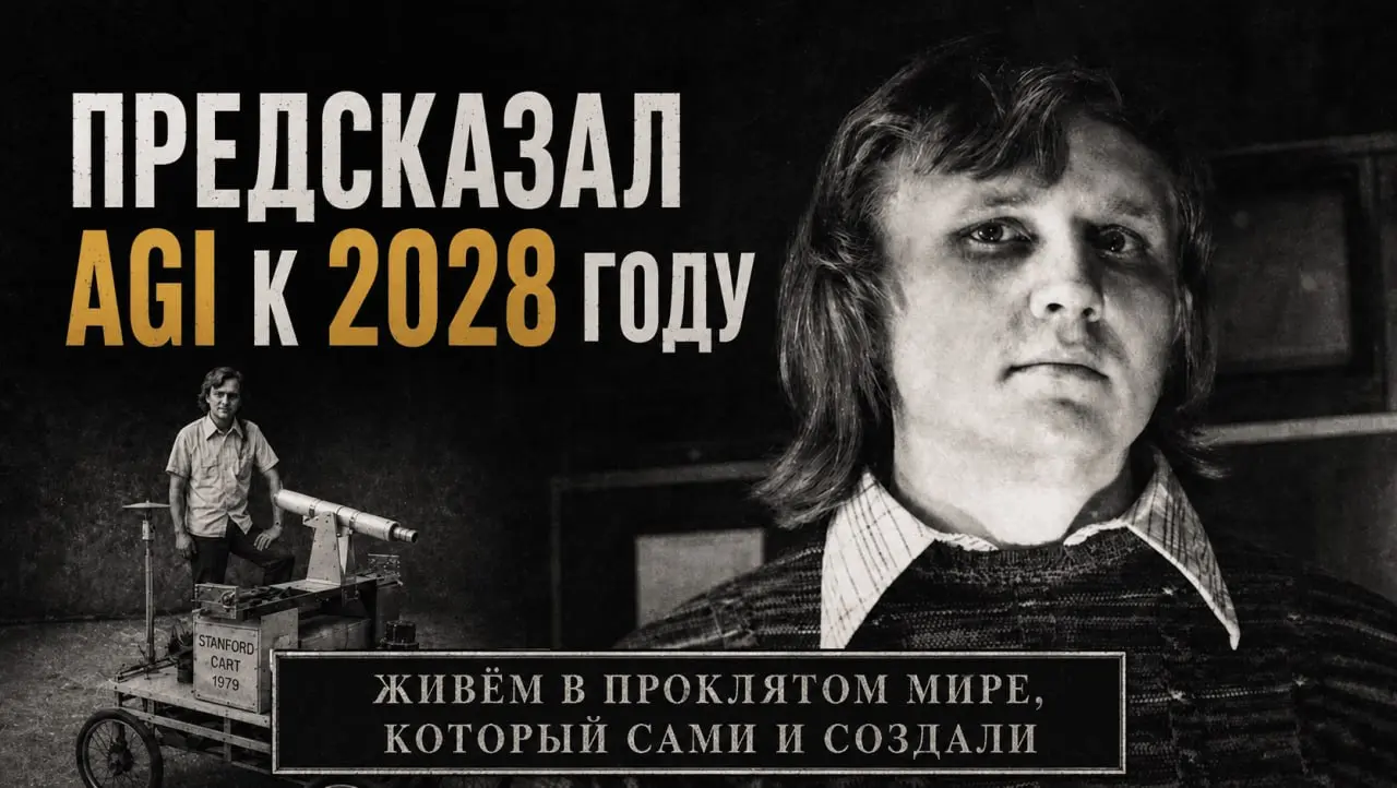 Непостоянная рубрика #сашапишет
Небольщая заметка https://habr.com/ru/articles/1069428/ о Хансе Моравеке. Для современников он интересен, в первую очередь, парадоксом Моравека | Сетка — социальная сеть от hh.ru