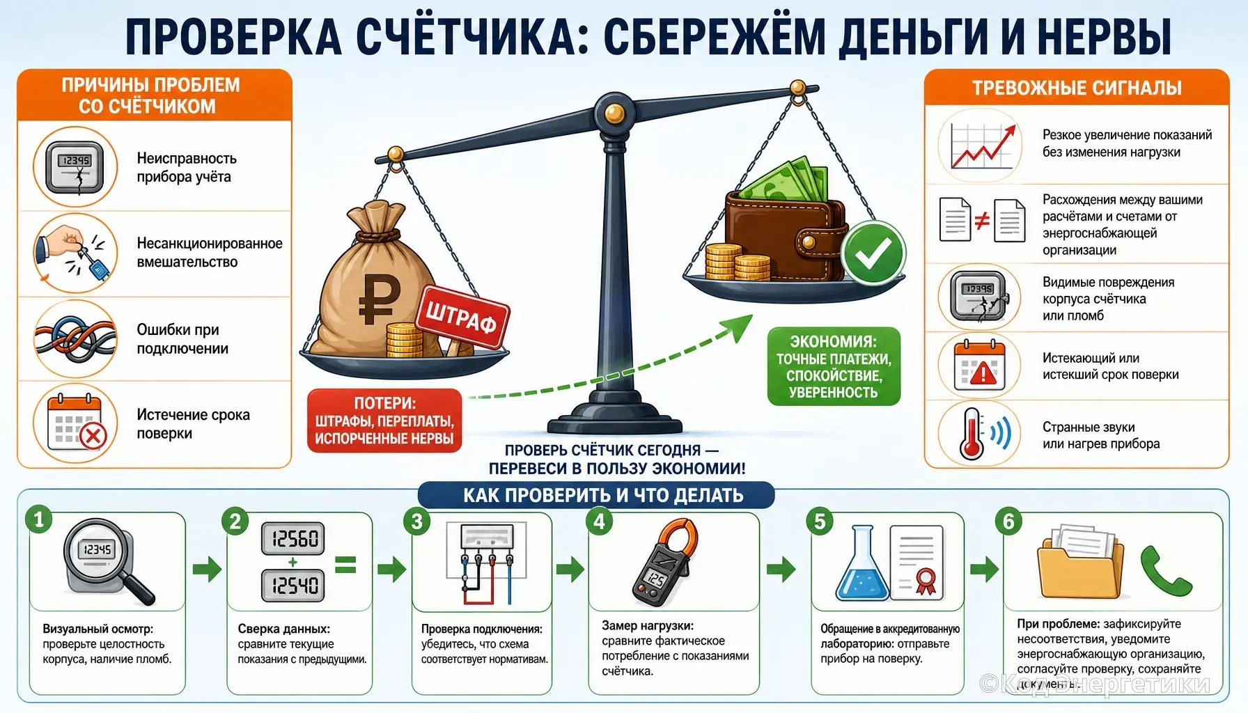 Никогда не игнорируйте проверку счётчика - избежите штрафов | Сетка — социальная сеть от hh.ru