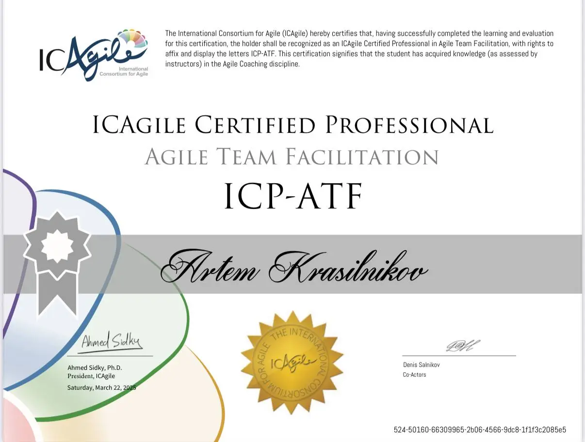 Network member avatar