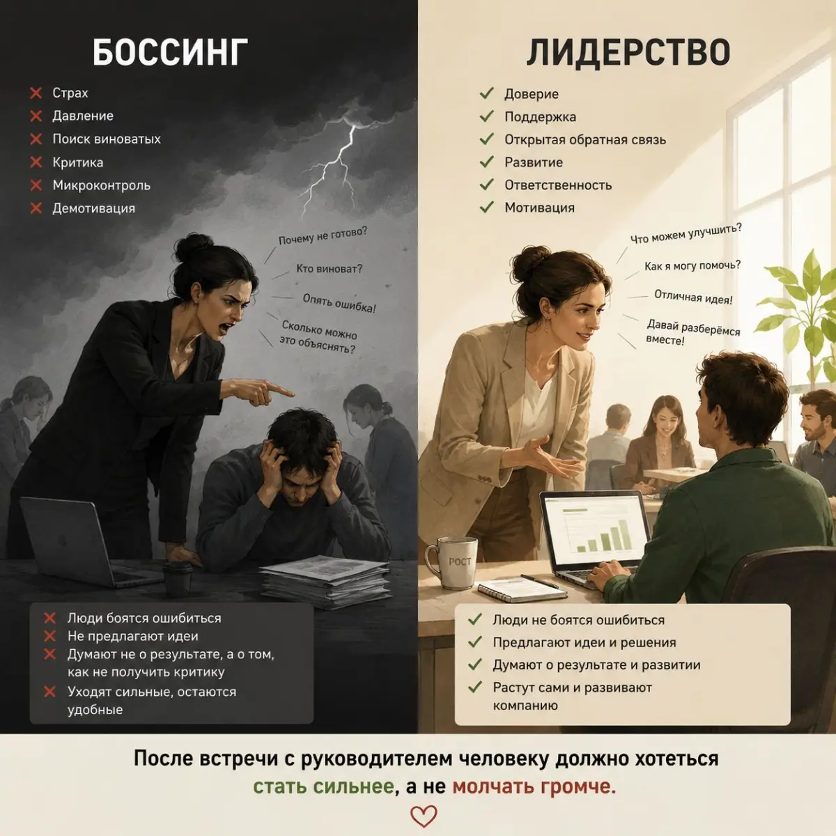 Боссинг. | Сетка — социальная сеть от hh.ru