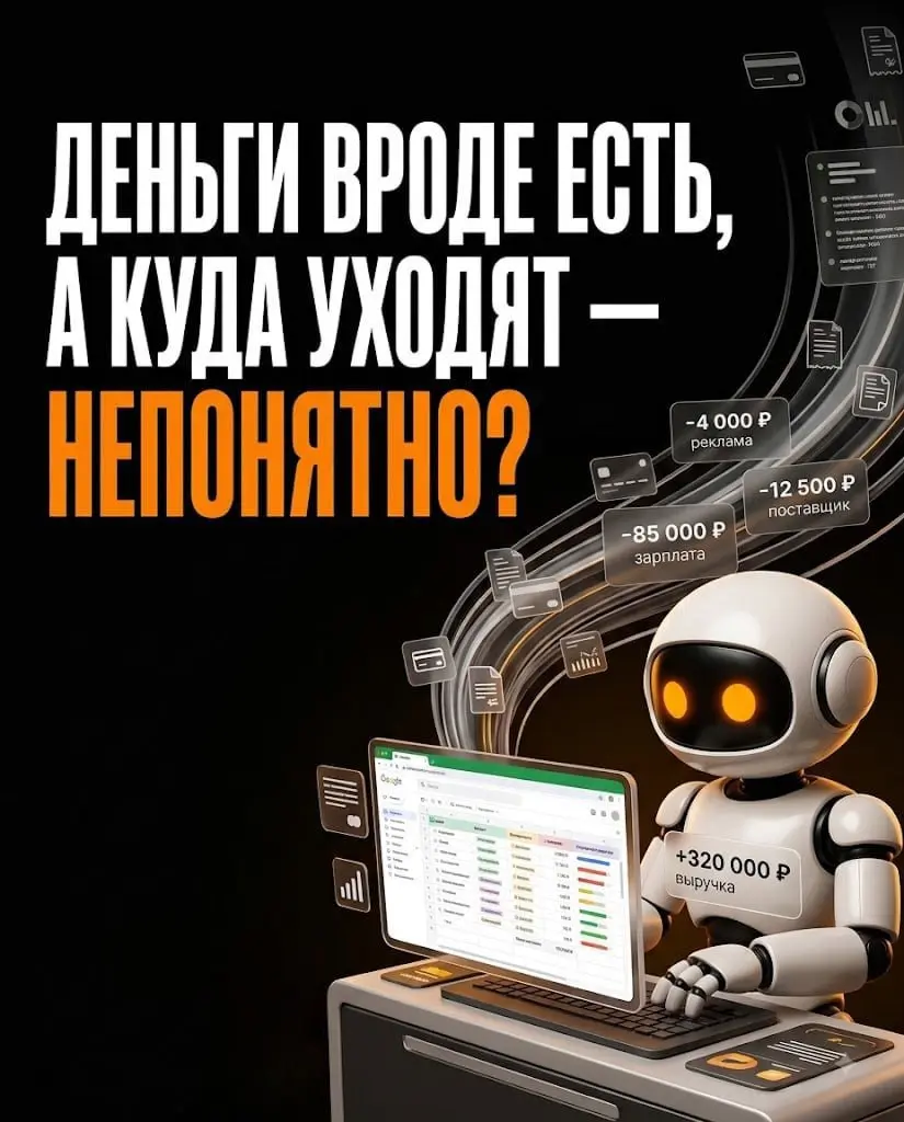 Деньги вроде есть, а куда уходят непонятно❓
В командах обычно есть отдельный человек, который сводит всё за месяц: собирает расходы с разных источников, сводит с выручкой и учитывает зарплаты | Сетка — социальная сеть от hh.ru