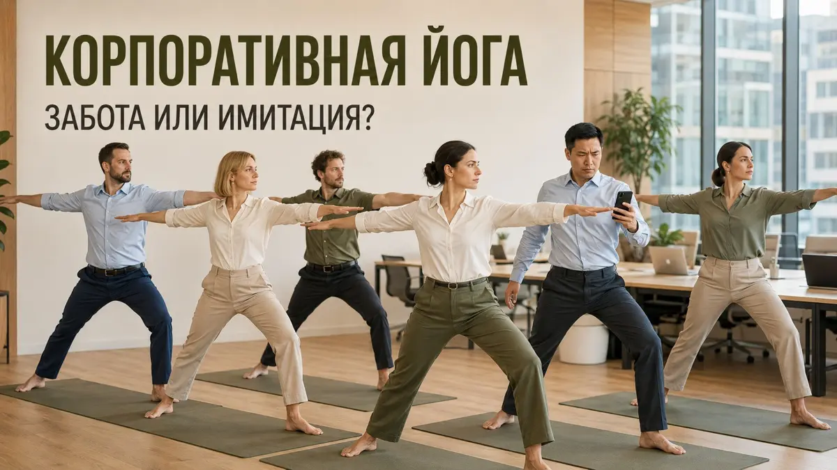 Корпоративная йога не спасёт сотрудников от выгорания. Особенно если после неё они возвращаются в ту же нездоровую рабочую среду | Сетка — социальная сеть от hh.ru