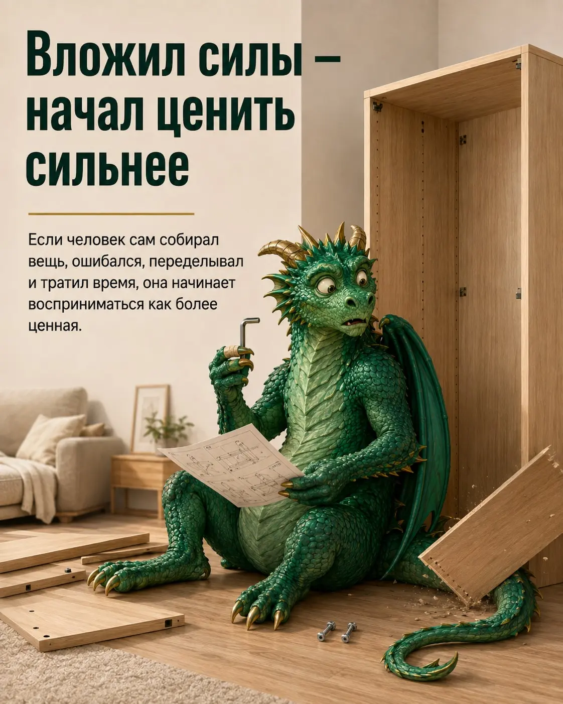 Что такое "эффект ИКЕА" и почему он так действует на людей | Сетка — социальная сеть от hh.ru