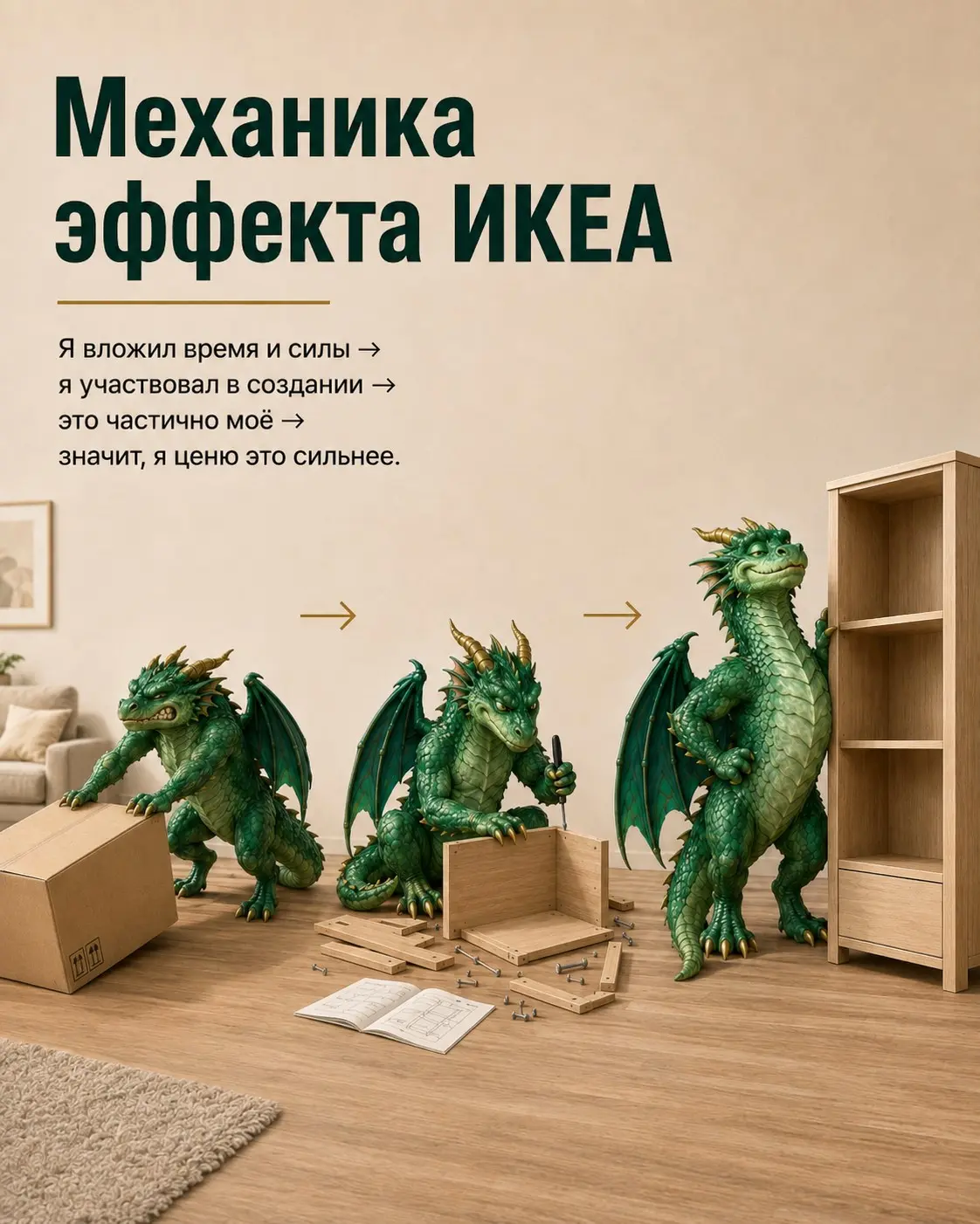 Что такое "эффект ИКЕА" и почему он так действует на людей | Сетка — социальная сеть от hh.ru