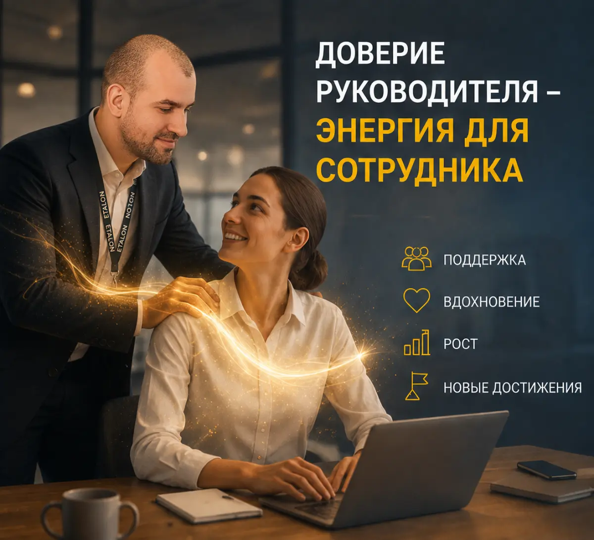 Доверие руководителя - энергия для сотрудника. | Сетка — социальная сеть от hh.ru