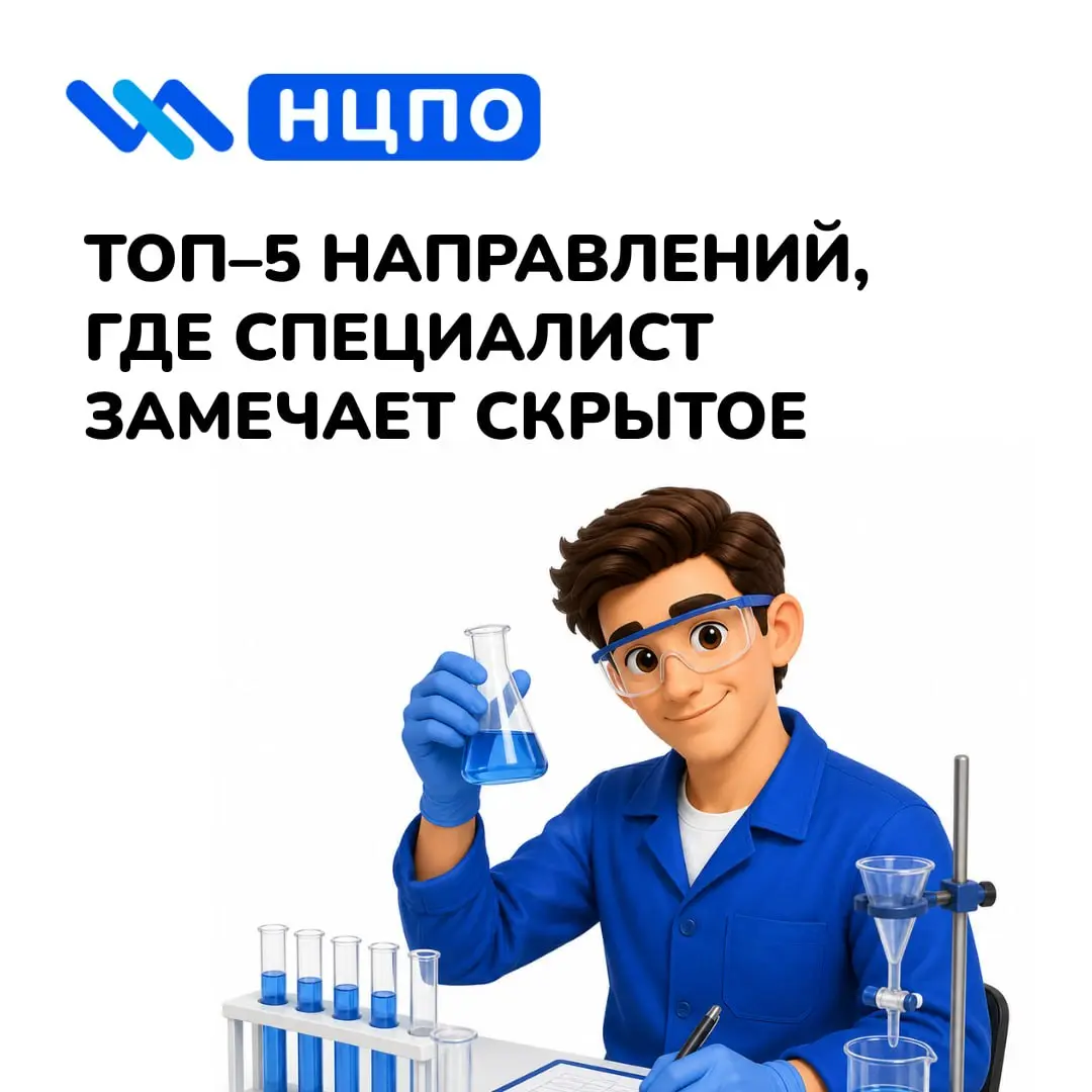 🔎 ТОП–5 направлений, где специалист замечает скрытое
В некоторых профессиях работа начинается там, где для остальных «всё нормально»: шум, трещина, неточный показатель или ошибка в документе | Сетка — социальная сеть от hh.ru