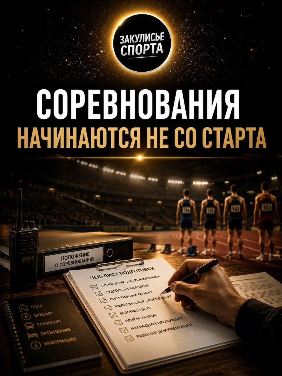 СОРЕВНОВАНИЯ НАЧИНАЮТСЯ НЕ СО СТАРТА👨‍⚖️
📚Начинаем новую серию публикаций об организации спортивных мероприятий | Сетка — социальная сеть от hh.ru