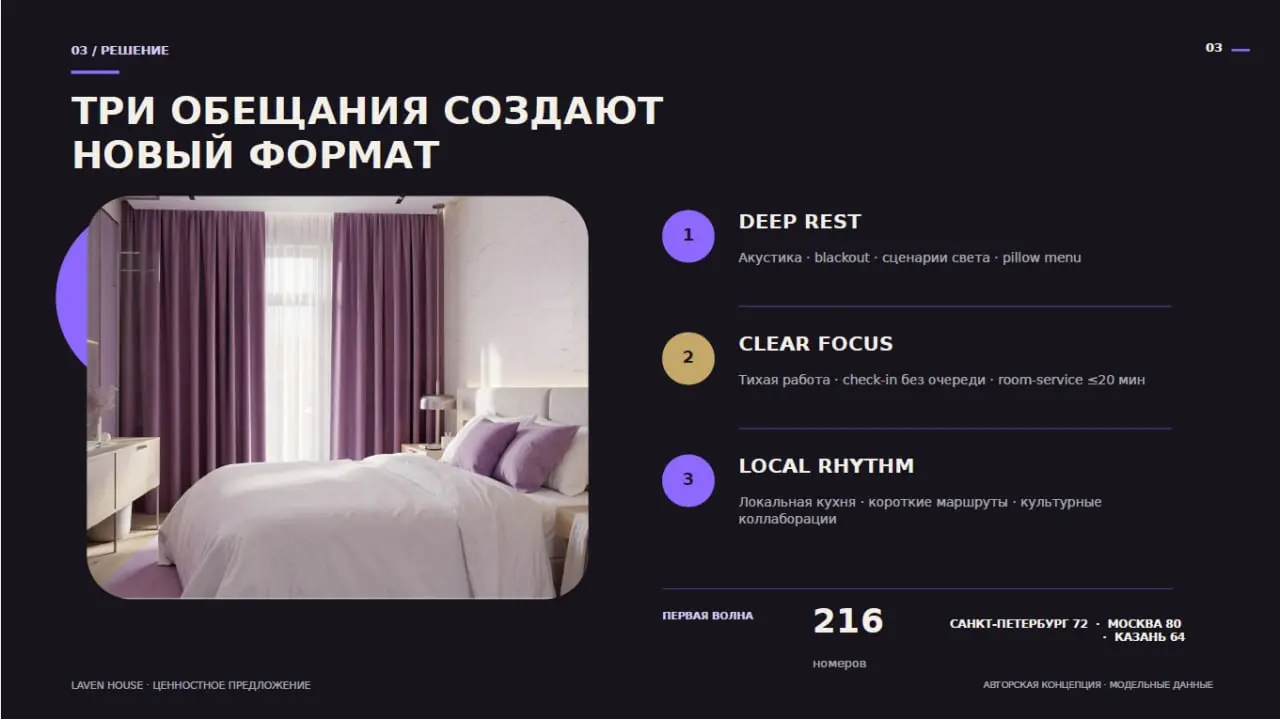 Дизайн презентаций:
от 1️⃣0️⃣0️⃣0️⃣  ₽ / слайд
Готовый текст и структура → дизайн, визуальная концепция, инфографика и оформление | Сетка — социальная сеть от hh.ru