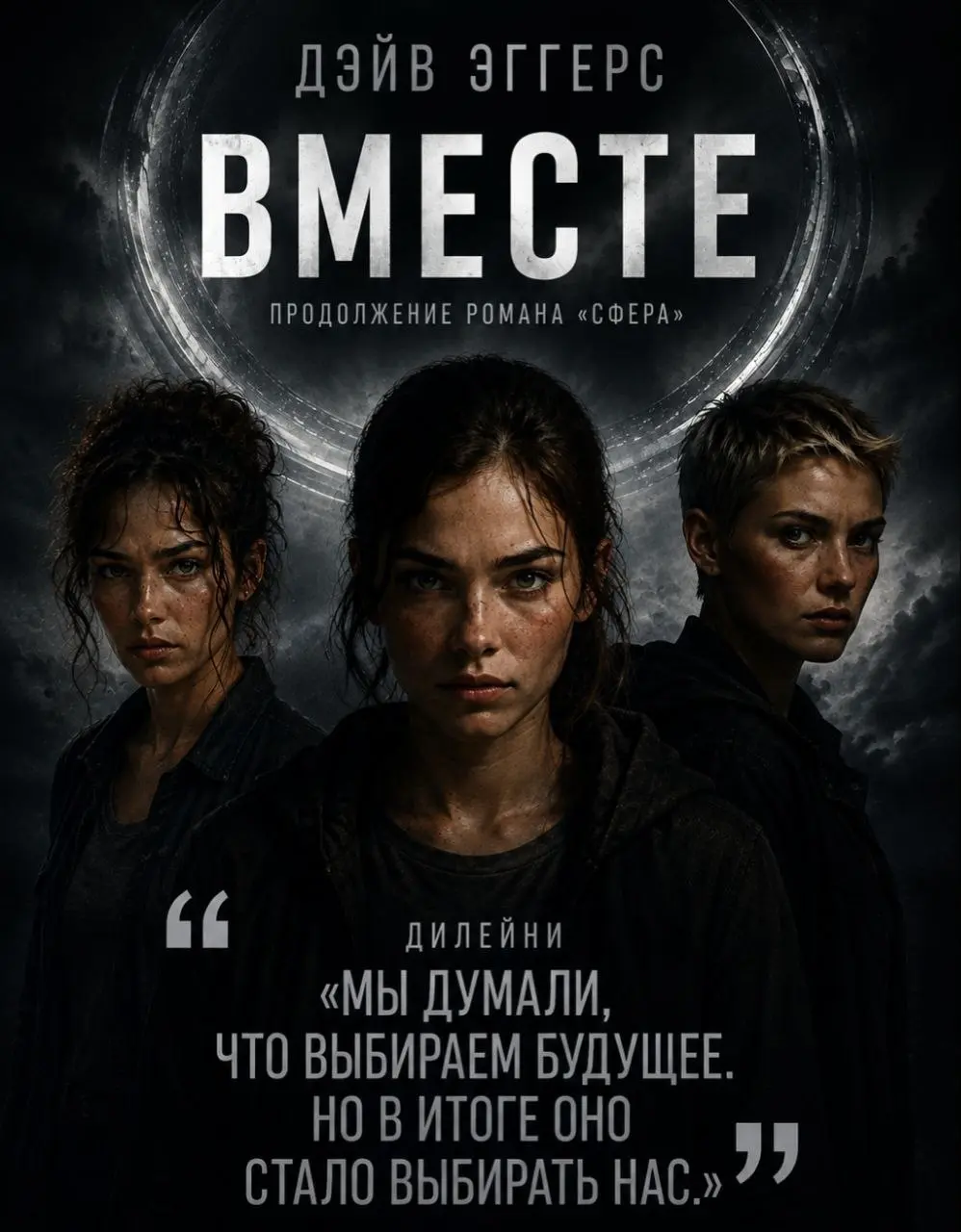 🌌 «ВМЕСТЕ» — Дэйв Эггерс
Продолжение романа «Сфера» — история о мире, где технологии стирают границу между личной свободой и тотальным контролем | Сетка — социальная сеть от hh.ru