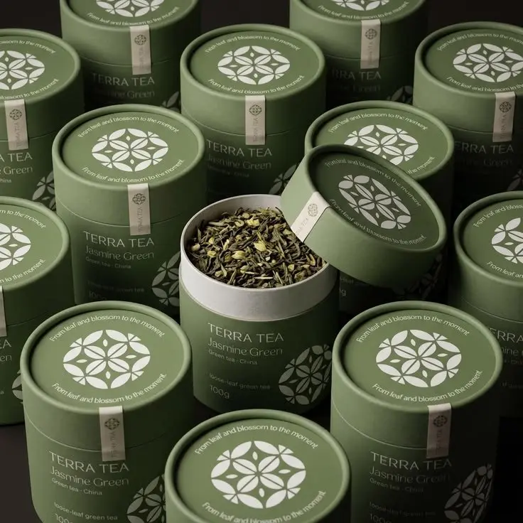 Кстати помимо сайтов я занимаюсь и брендингом.
Один из свежих проектов — Terra Tea, который мы сделали вместе с Алиной | Сетка — социальная сеть от hh.ru