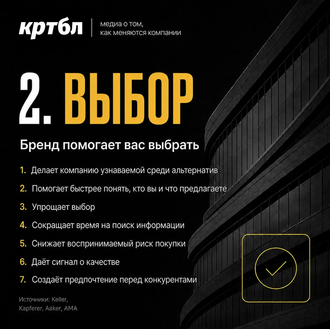33 функции бренда для измненений в любом бизнесе
#полезнобл
CEO обычно вспоминает о бренде слишком поздно — когда компания уже изменилась, а рынок всё ещё видит её прежней | Сетка — социальная сеть от hh.ru