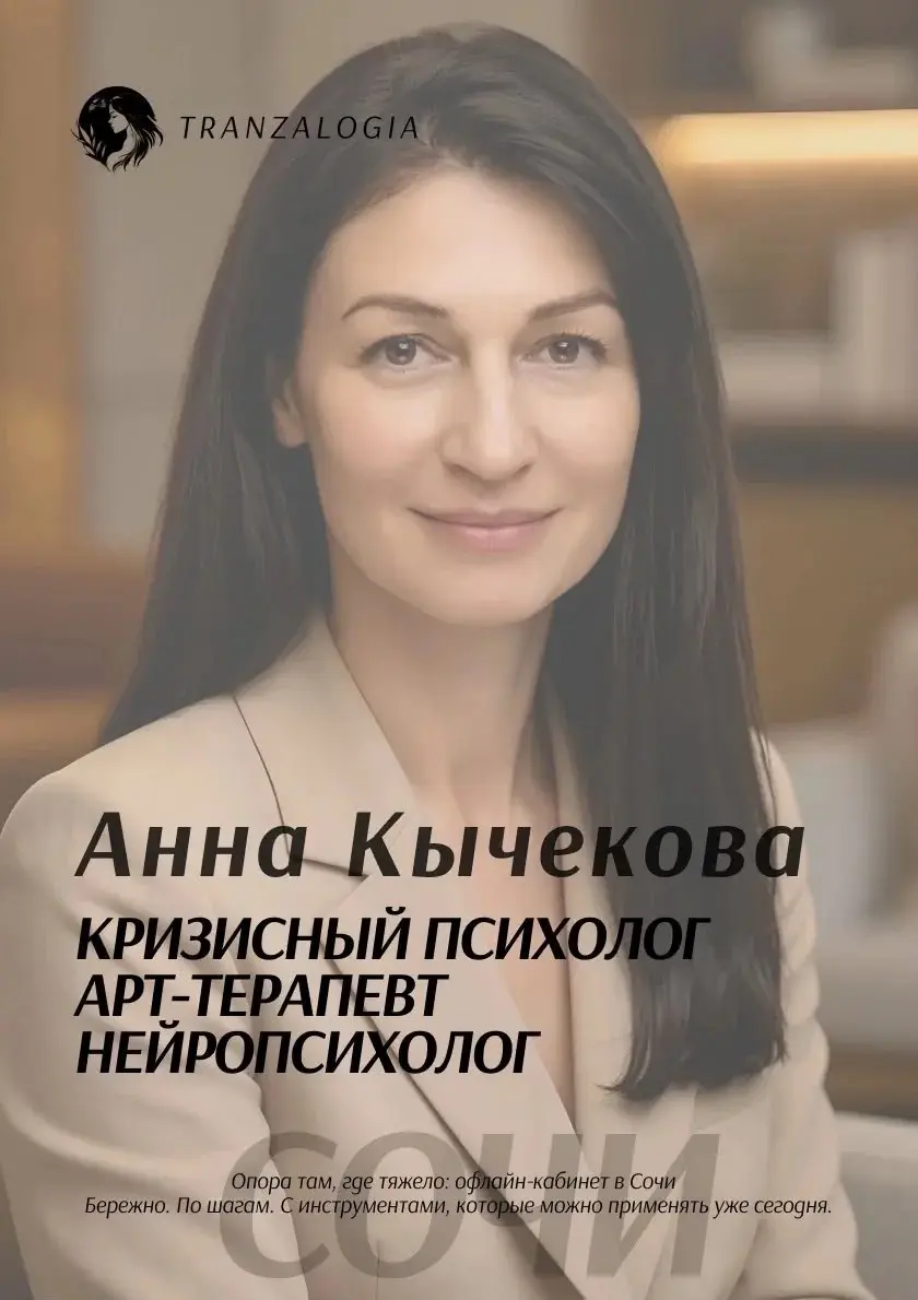 Приём очно: ЦУМ (Сочи, ул. Горького, 56с1), вторник и четверг — до 20:00. 💛
Психолог и нейропсихолог.
Записаться: https://calink.ru/Tranzalogia/60min или 89245335008 | Сетка — социальная сеть от hh.ru