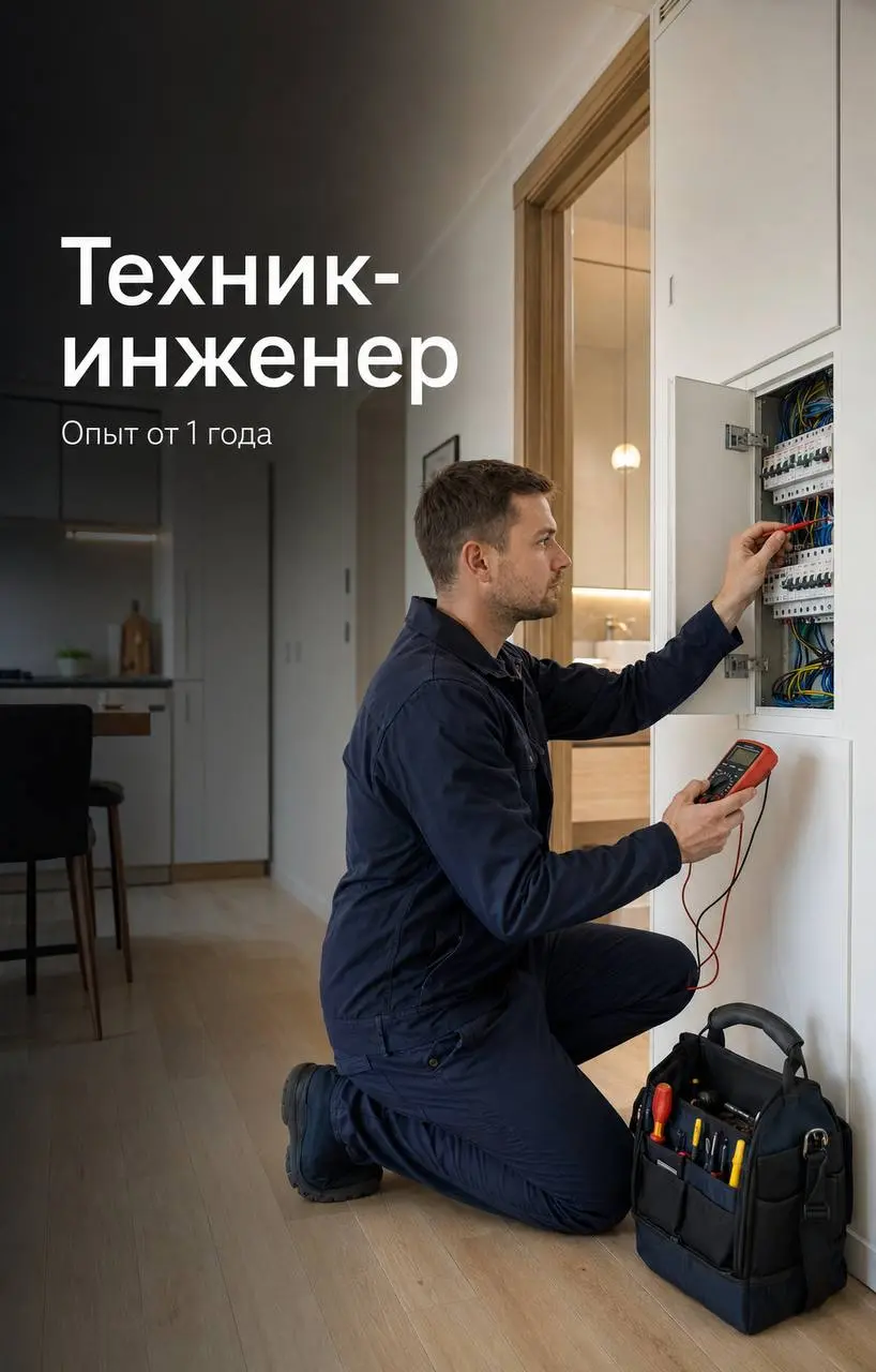 ТЕХНИК-ИНЖЕНЕР
От 105 000₽
Прямой работодатель
• Москва
• Другое
• @ksboff
Полное описание вакансии размещено в Телеграм и Макс. Переходите по ссылке в закрепленном сообщении | Сетка — социальная сеть от hh.ru
