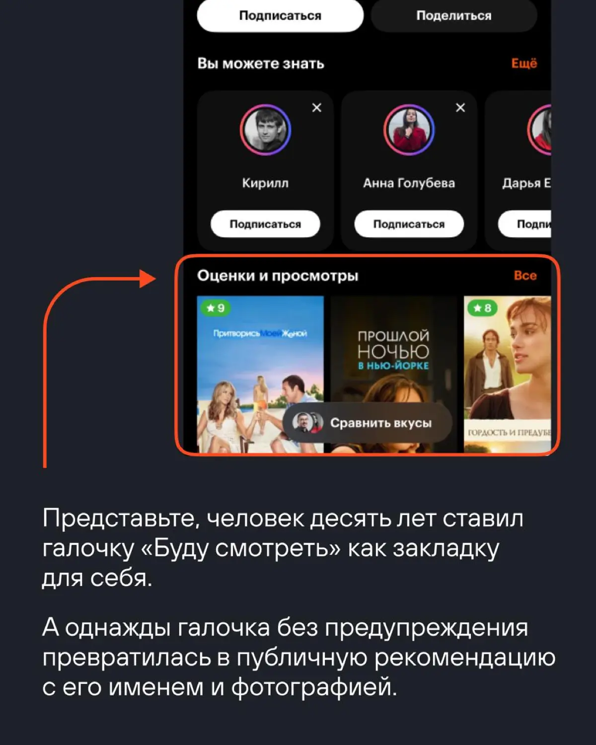 Видали, какую фичу выкатил Кинопоиск? | Сетка — социальная сеть от hh.ru