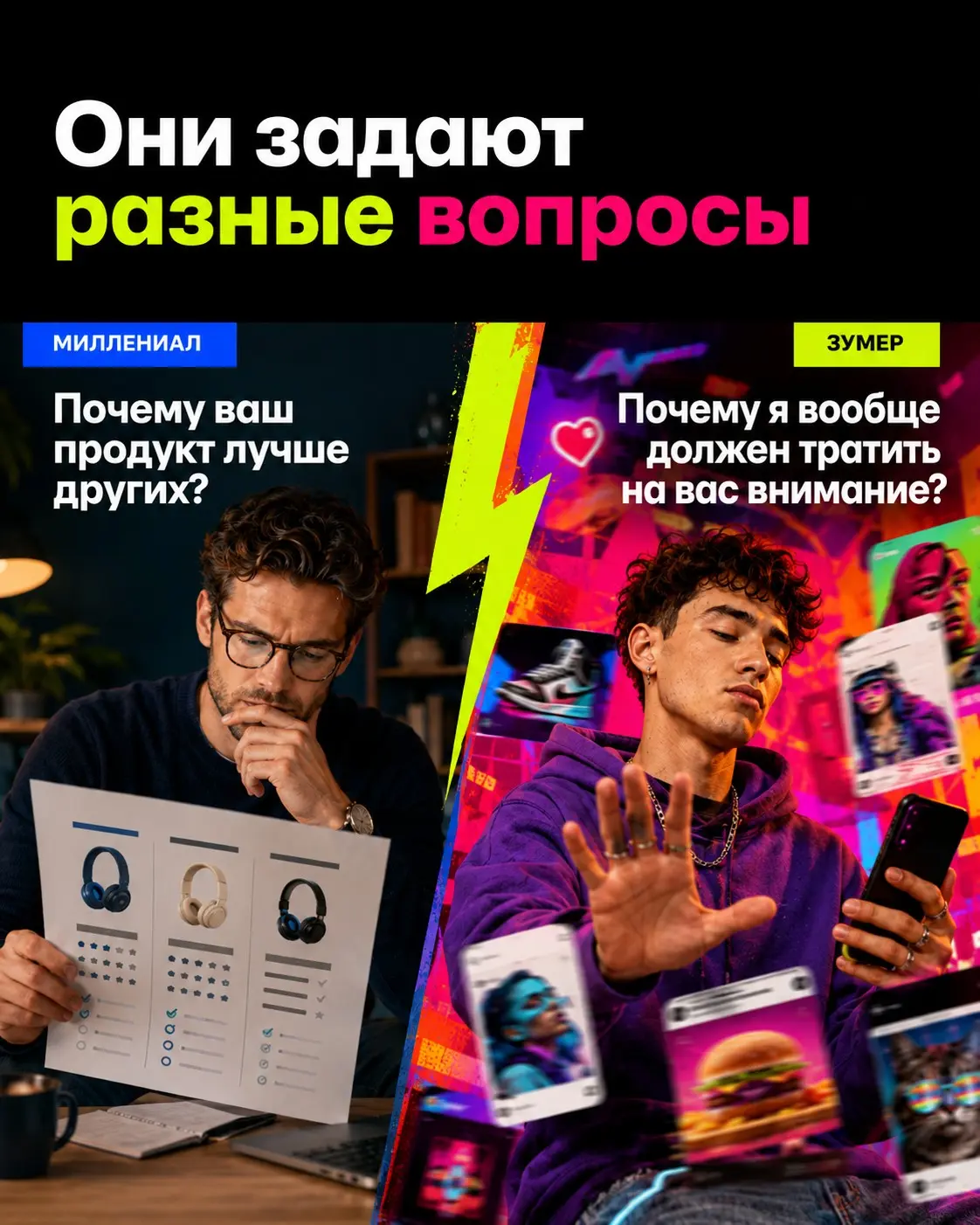 Ты не продашь зумерам так, как продаёшь миллениалам | Сетка — социальная сеть от hh.ru