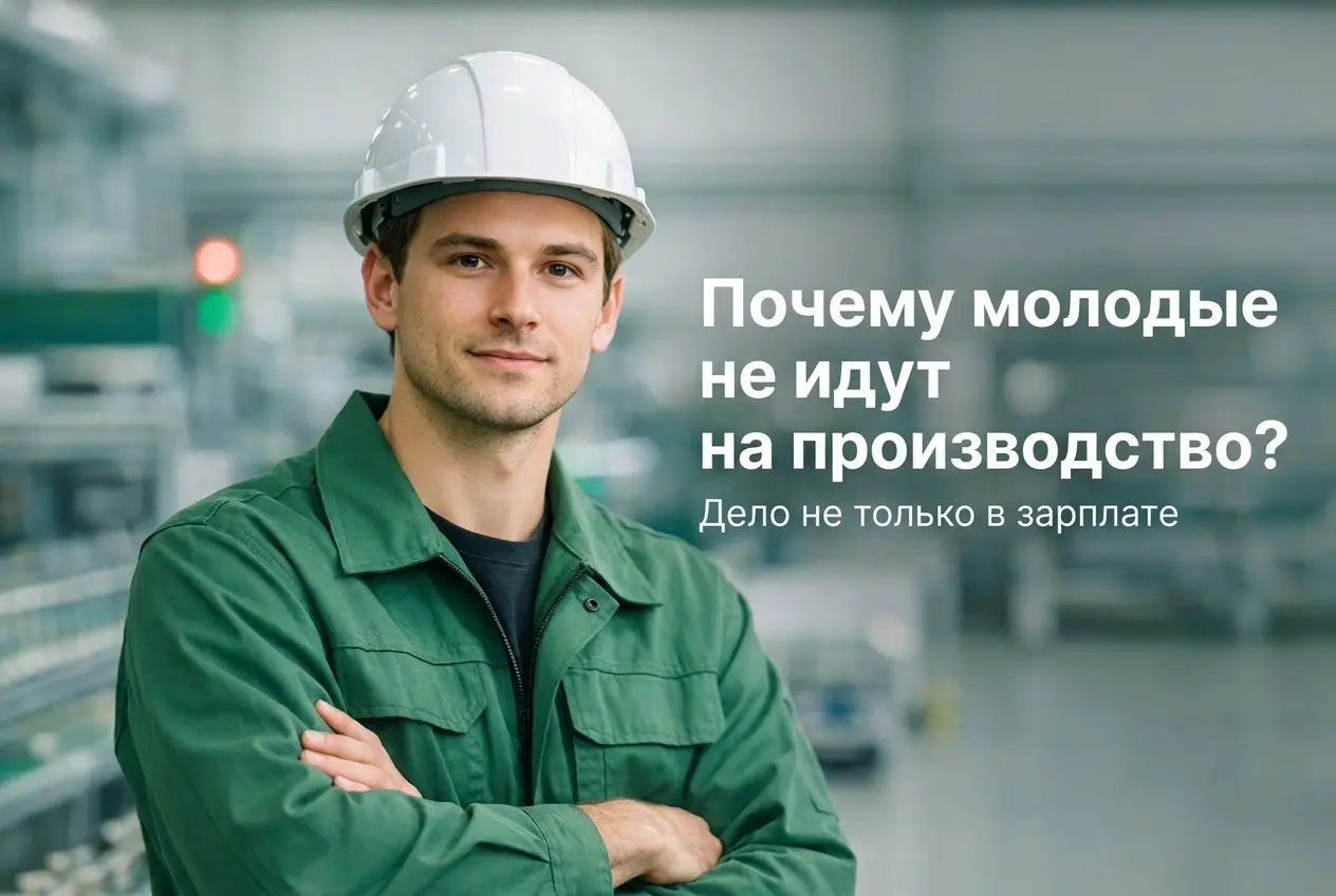 Почему молодые не идут на производство? Дело не только в ЗП | Сетка — социальная сеть от hh.ru